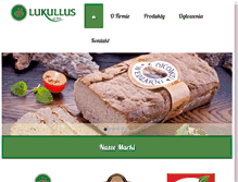 Tablet Screenshot of lukullus.pl